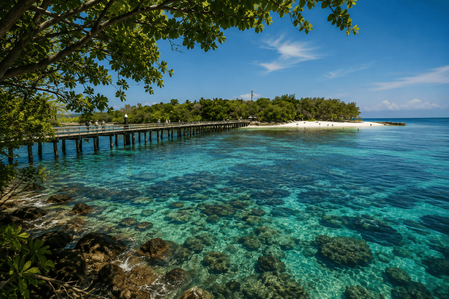 Green Island, Trekking ke Puncak Bukit dengan View Mini Raja Ampat