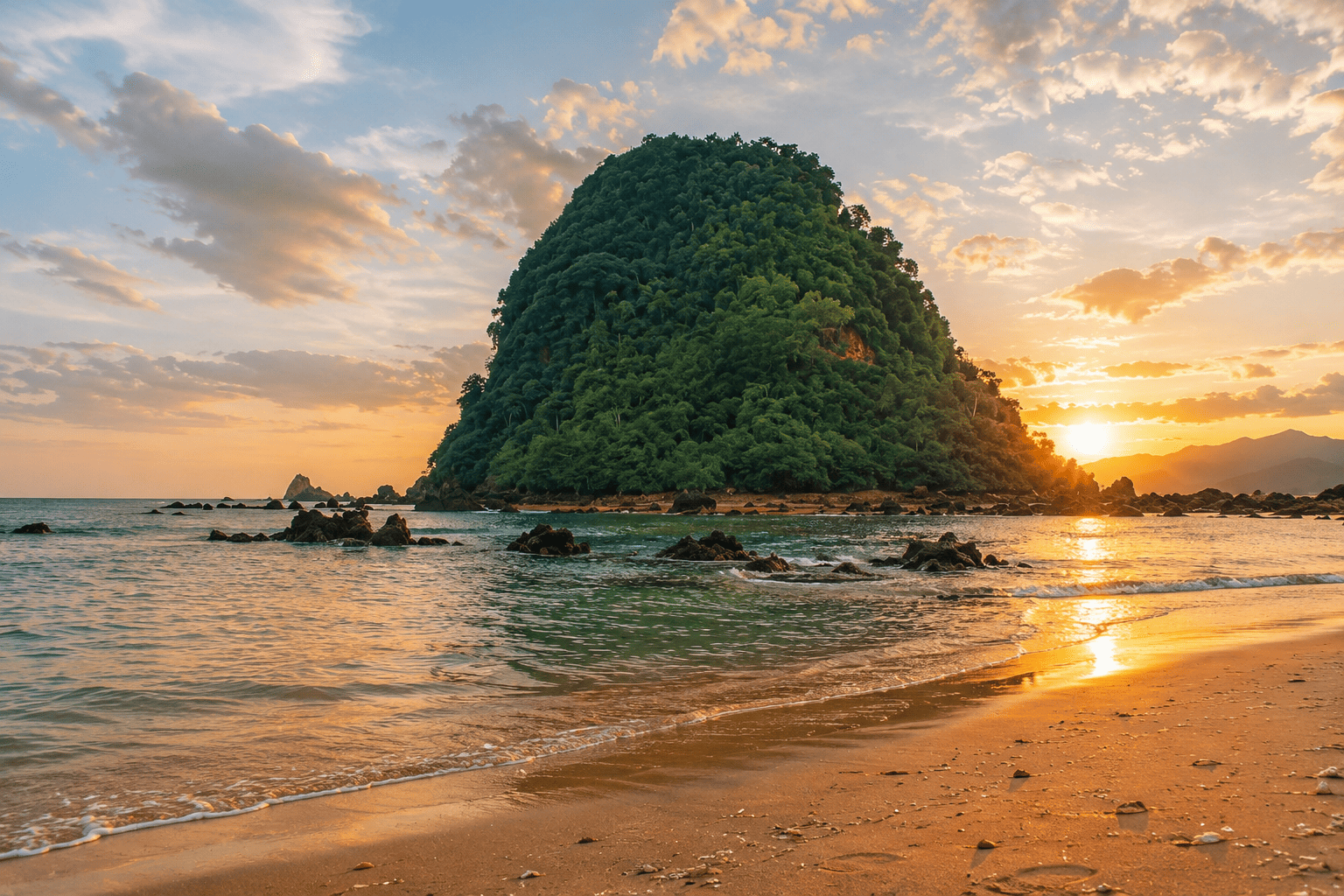 Pantai Pulau Merah, Surga Peselancar dengan Sunset Terbaik di Banyuwangi